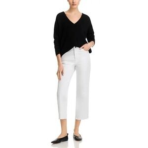 Eileen Fisher Straight Cropped Jean White PS New With Tags